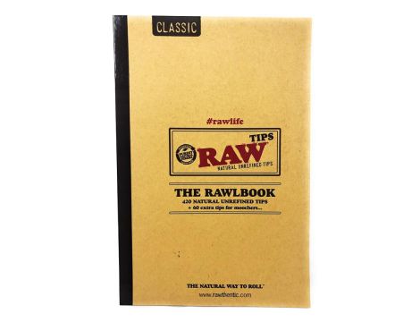 RAW Rawlbook - 480 naturalnych niebielonych tipów w książce